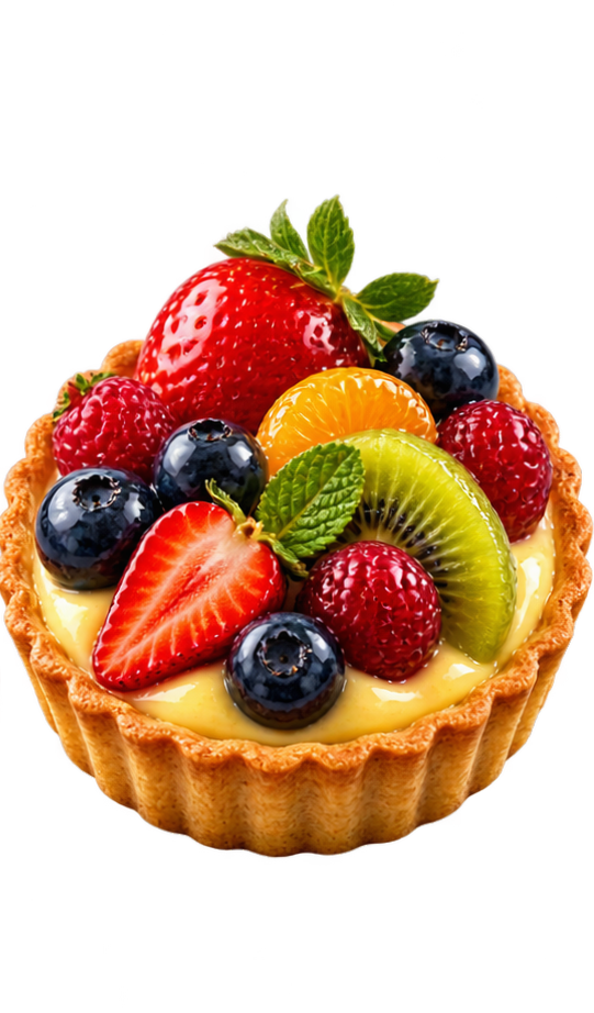 Rose Lychee Tart